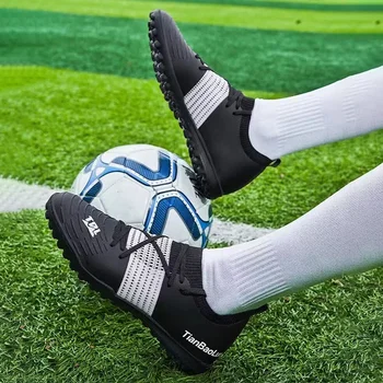 Kvalitný Futbal, Topánky Veľkoobchod Futsal Kopačky Anti-Slip Futbalový Tréning Tenisky Výnimočných Nohy Cítiť Veľké Veľkosti 39-44 Unisex Obrázok
