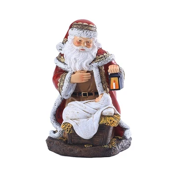 Móda Domácej Ploche Remesiel Santa Claus Domáce Dekorácie Vianočné Dekorácie Živice Remesiel Santa Claus Ozdoby Obrázok