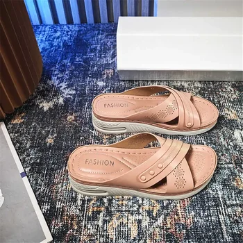 protišmykový ecoleather deti Topánky dámske sandále 2023 Luxusné prezuvky tenisky, športové Dievča čižmy a originálny YDX1 Obrázok