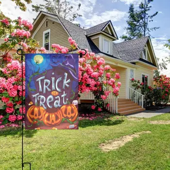 Trick Or Treat Strany Halloween Inšpirovať Kreativitu S Umelecká Záhrada Vlajky Visual Inšpiráciu Vonkajšie Dekorácie Obrázok