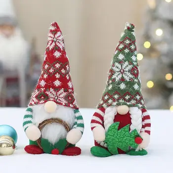 Vianočné Gnome Plyšové Dekorom Vianočné Anonymný Bábika Vianoce, Trpaslíci, Vianočné Dekorácie Pre Domov Tabletope NewYear Prázdninový Darček Obrázok
