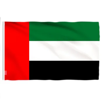 Vlna, 90 x 150 cm Spojené Arabské Emiráty Vlajka Polyester Vlajky A Transparenty Národné Vlajky Krajiny Banner Pre Domáce Dekorácie Obrázok