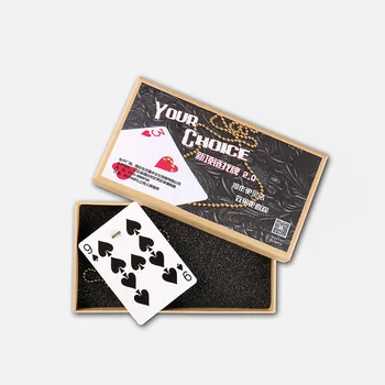 Váš Výber Karty Do Náhrdelník 2.0 Magické Triky, Vyberte Card Poker Upgrady Magické Triky, Rekvizity Náhrdelník Uzol Nájsť Krabica Obrázok