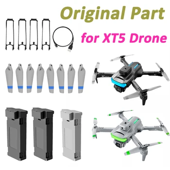 XT5 Mini Drone Originálny náhradný Diel Propeller Blade / Ochranný Rám / USB Nabíjačky / Batérie Časť LS-XT5 Quadcopter Príslušenstvo Obrázok